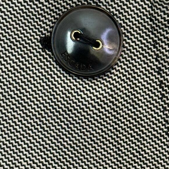 Escada gray sinlge button blazer size 38 - S - Picture 6 of 15